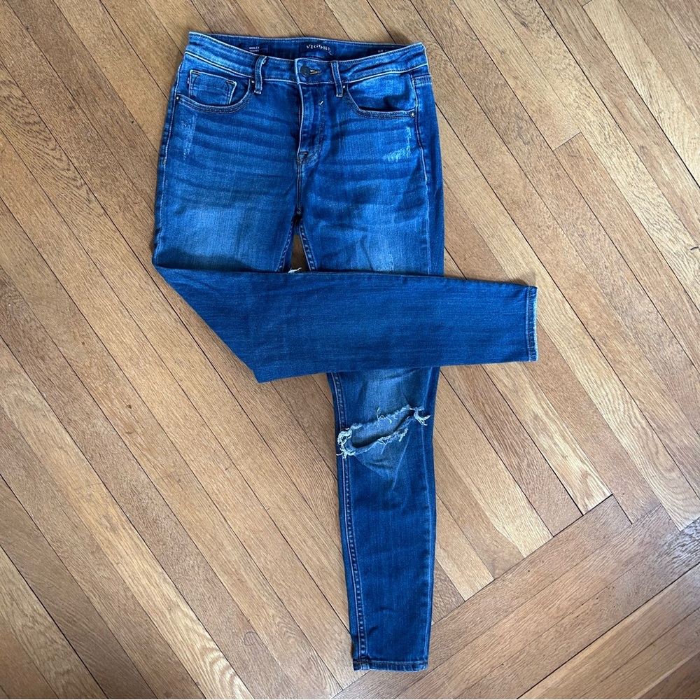 Vigoss Dark Blue Skinny Jeans for Women